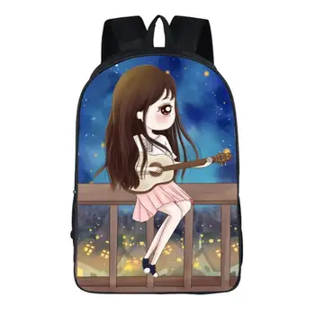 

Casual Backpack Cute girl Cartoon Printing boys girls schoolbags child mochila Travel bag kids Softback infantil school bags