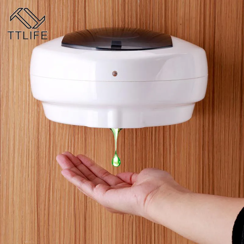 

TTLIFE 500ml Wall Mounted Liquid Automatic Soap Dispenser ABS Bathroom Accessories Sensor Touchless Sanitizer Soap Dispenser New