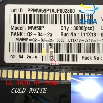 

200pcs For LG LED LCD Backlight TV Application Middle Power LED LED Backlight 1W 6V 5730 5630 Cool white LED LCD TV Backlight