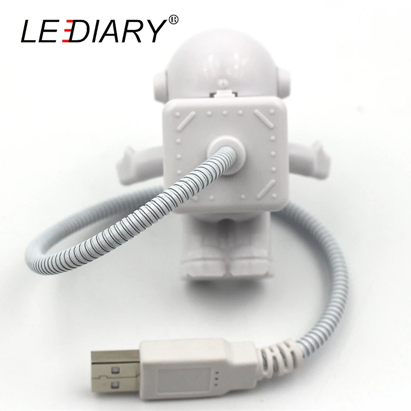 LEDIARY Забавный астронавт/Космический светодиодный ночник USB настольная лампа для