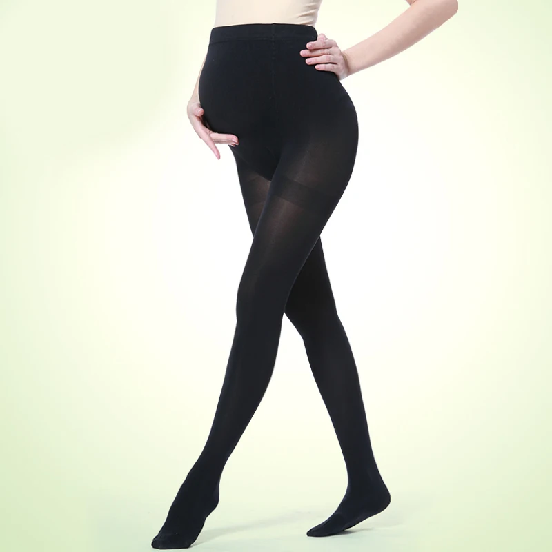 

2018high quality 120D velvet Adjustable High Elastic maternity leggings pregnant clothes pants for women stockings