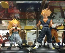 Dragon Ball Z Супер Саян Сон Гоку + Gotenks ПВХ Фигурки Коллекционная Модель Игрушки 2 шт./компл. KT2292