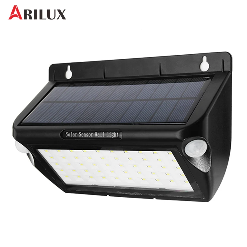 

ARILUX AL-SL16 Solar Light DC5.5V/1.5W 2835smd 50Leds Double Detector 210 Angle PIR Motion Sensor Wall Light Garden Yard Lamp