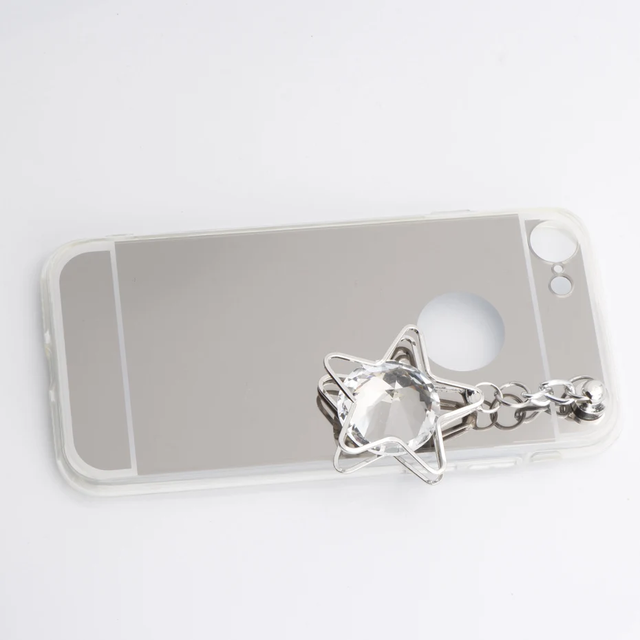 Изысканный Чехол Зеркало для OPPO R7 R7S R9 R9s R11 R11s плюс R15 Pro R17 Diamond украсить Мягкая