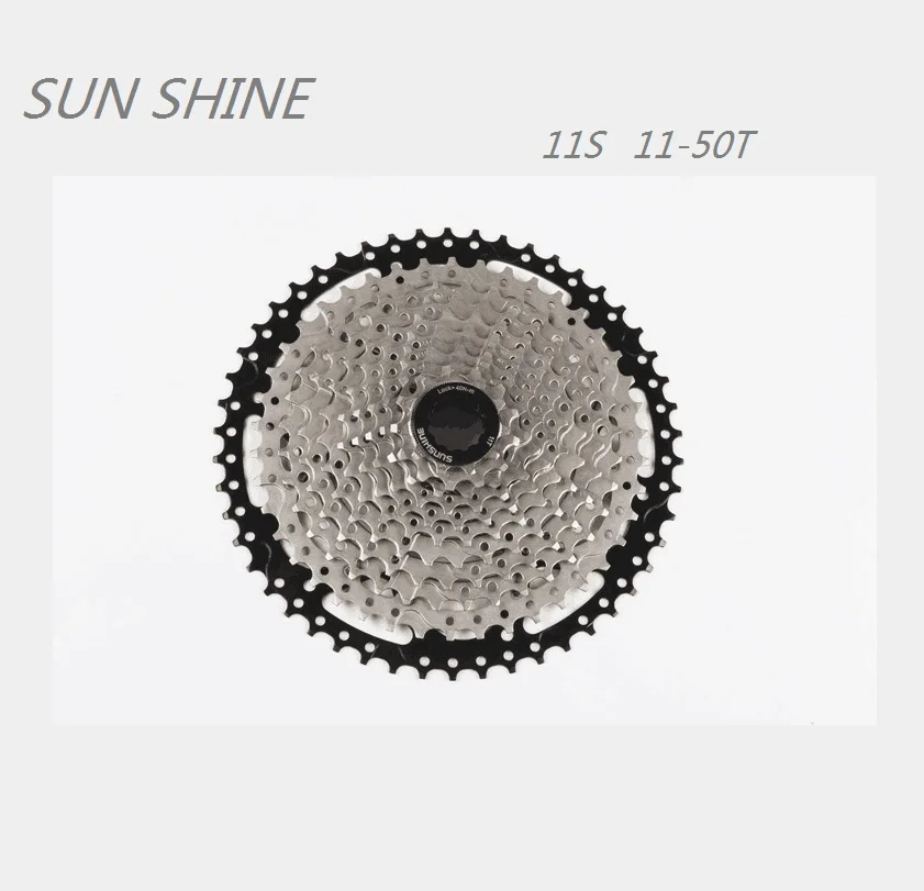 Sunshine Mtb 11 Speed Bike Cycling Freewheels Bicycle Flywheel 11t-50t Cassette Cassettes, Freewheels & Cogs