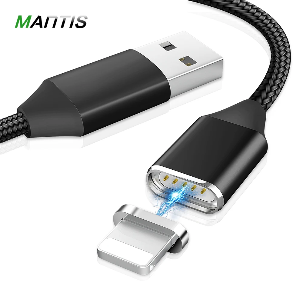 

MANTIS Magnetic USB Cable for iPhone X Charger Magnet Data Charging Charge Cable for Apple iPhone 6 6s 7 8 Plus XR XS Max 5 5s