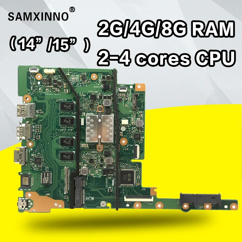 

2G RAM N3050 CPU E402SA E502SA Laptop motherboard for ASUS E402SA E502SA E402S E502S E402 E502 Test original mianboard