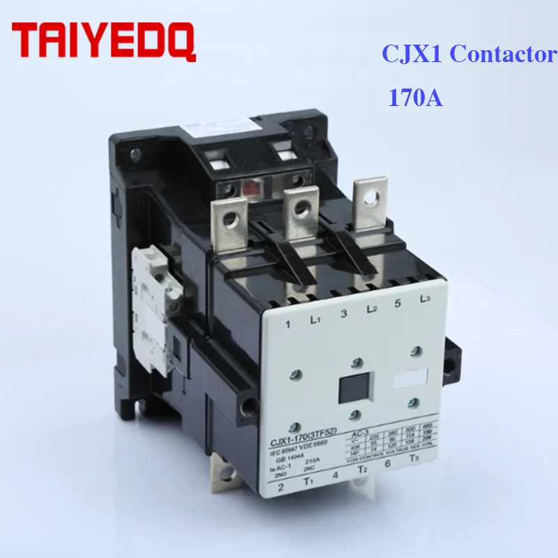 CJX1 170A контактор переменного тока 170/22 3TF52 Электрический магнитный 3 полюсный