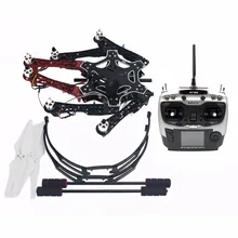 DIY Собранный F550 6-Aixs комплект с управлением полетом APM 2,8 gps компас с AT9S передатчик без аккумулятора/зарядного устройства нет карданов