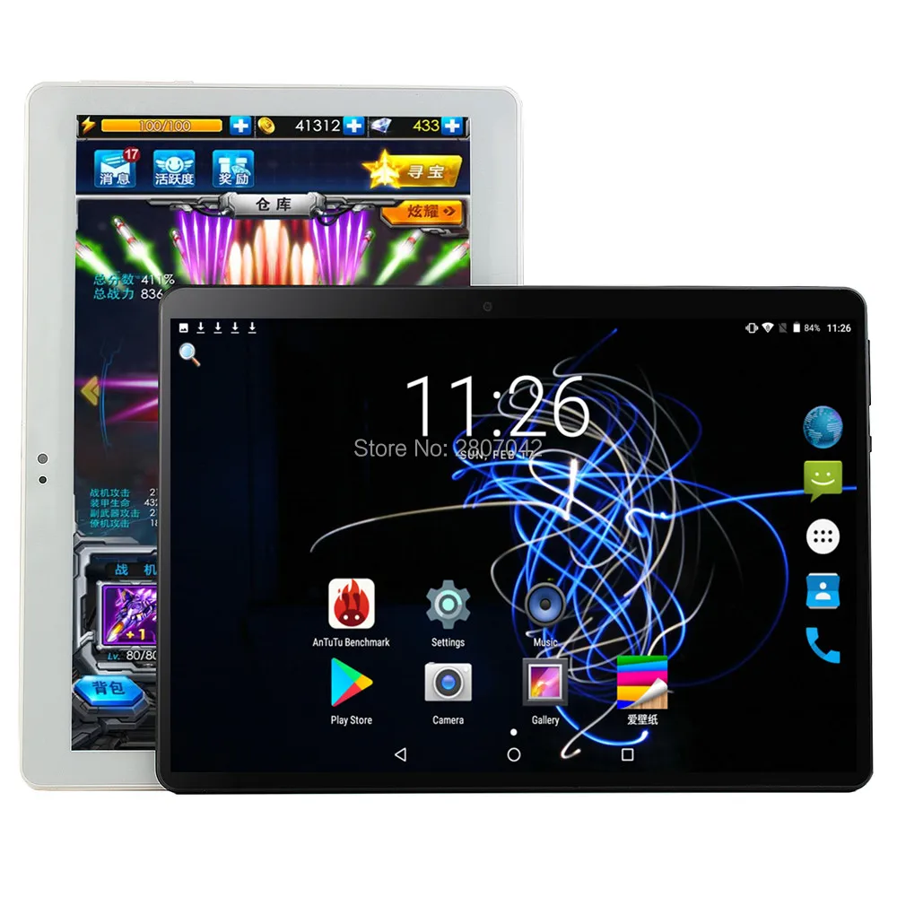 

Super Fast 10 inch tablet Pc Octa Core Android 8.0 OS 6GB RAM 128GB ROM 1280X800 IPS Screen tablets 10 10.1 Media Pad