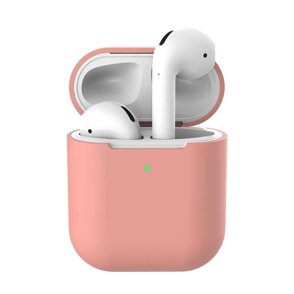 VAORLO силиконовый чехол для Apple AirPods2 TWS наушники i20 i30 i60 i10 водонепроницаемый противоударный мягкий защитный чехол Аксессуары для кожи - Цвет: 12