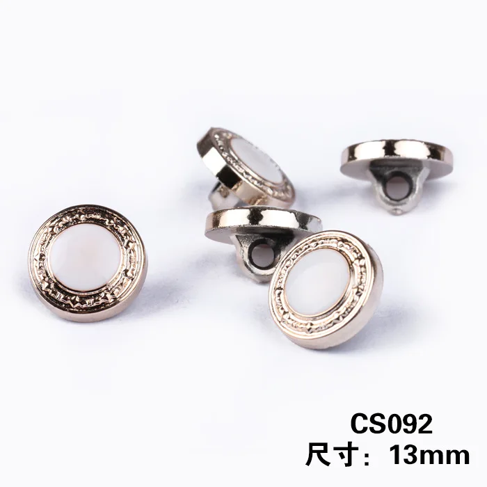 white 13mm 10 шт. высококачественный пластиковый шифоновый кардиган с жемчугом, рубашка с маленькими декоративными пуговицами AP2255 - Цвет: white 13mm