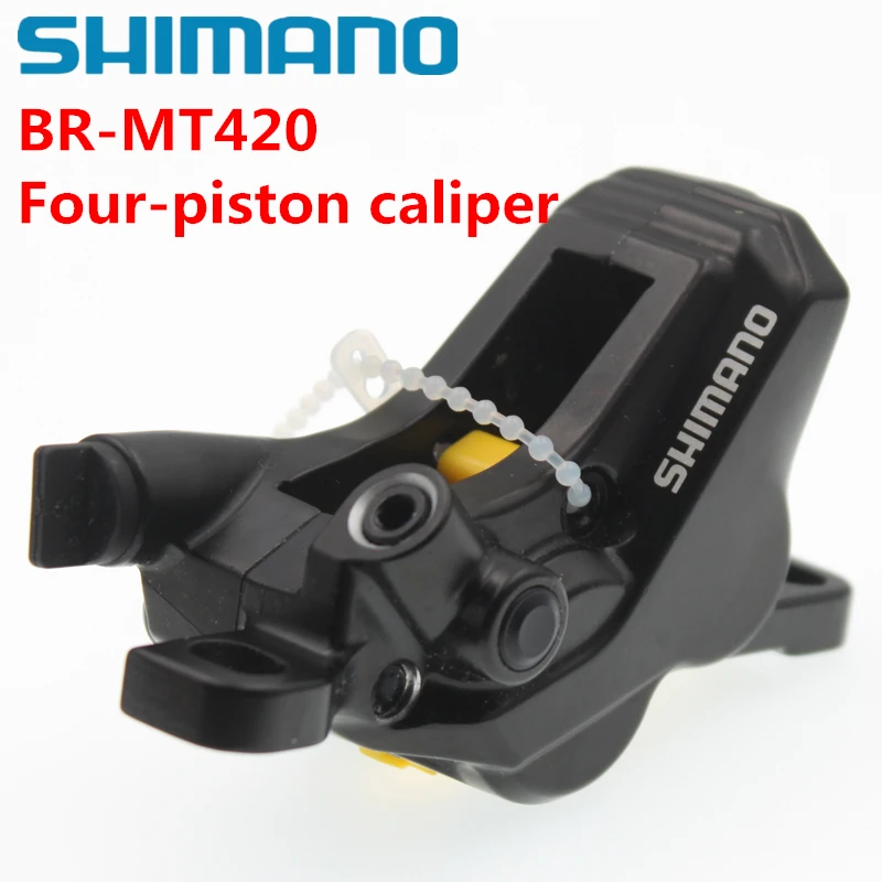 shimano Mountain Bikes Four piston BR MT420 caliper Hydraulic Disc ...