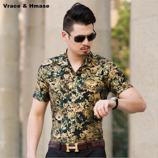 NO.860 Chinese style beautiful floral pattern printing short sleeve ...