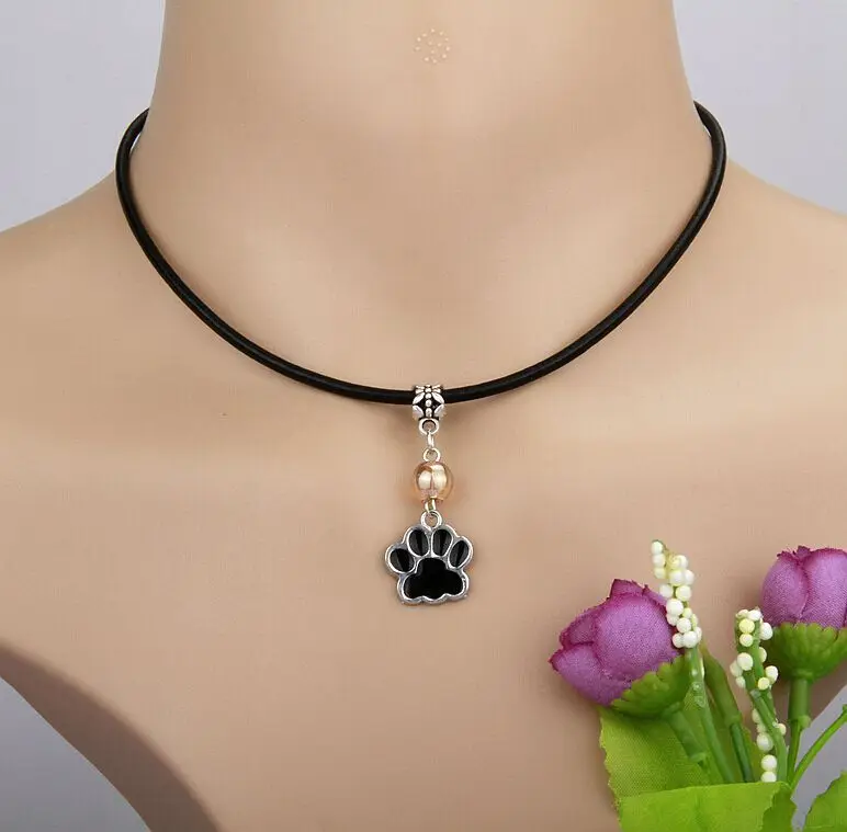 10pcs lot zinc alloy stud earrings black drop 10pcs lot drop glaze paw prints glass bead charm pendants black leather rope necklace 10pcs lot zinc alloy stud earrings black drop 10pcs lot drop glaze paw prints glass bead charm pendants black leather rope necklace