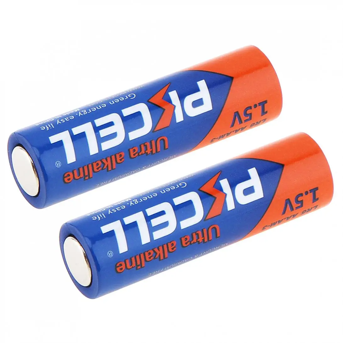 4 шт. щелочные батареи PKCELL AA LR6 1 5 В E91 AM3 UM3 MN1500 Primary 2A Batteires для камеры и