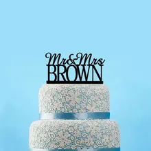 Уникальный Свадебный торт Топпер, пользовательские Mr Mrs торт Топпер, персонализированные имя торт, элегантный свадебный торт Топпер, пользовательские фамилия toppe