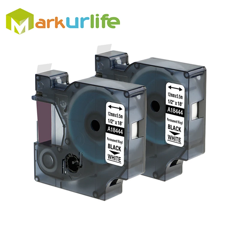 2 Pack อุตสาหกรรม RHINO ถาวรไวนิลเทปฉลากสำหรับ DYMO RHINO 4200 5200 และ