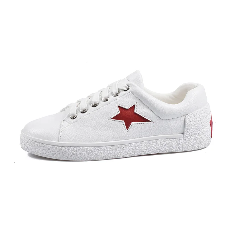 Buy Tie All Match Flat Shoes Woman Trend Leather Shoes