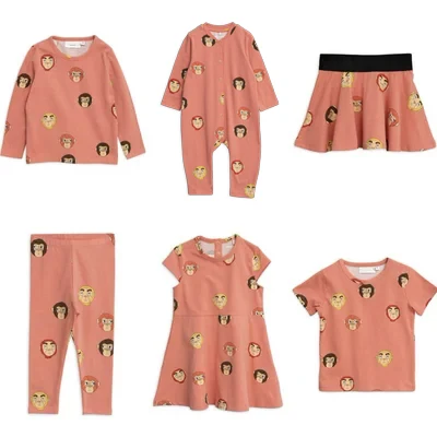 Комплект детской одежды г., весенне-летний топ для мальчиков и девочек, футболка и штаны детская юбка с обезьянкой, платье детский комбинезон
