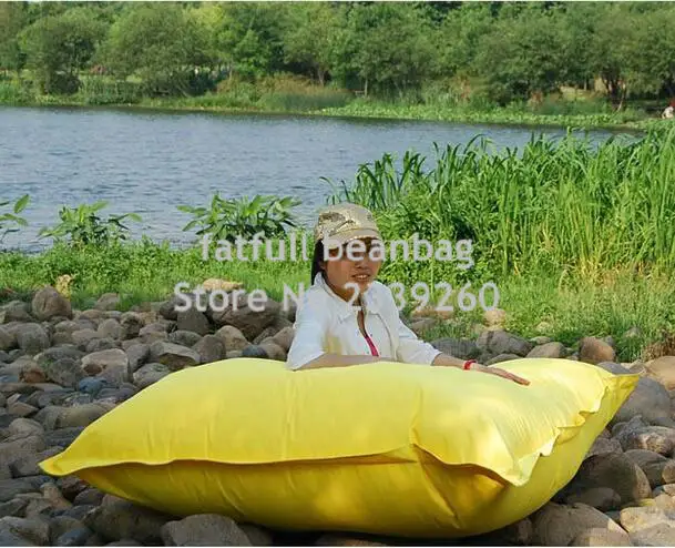 Cover only No Filler-high quality EXTRA LARGE bean bag lounge chair, Giant beanbag sofa cushion-no beans