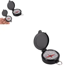 Мини Компас портативный черный складывающиеся линзы Военный компас для наружного туризма кемпинга охоты