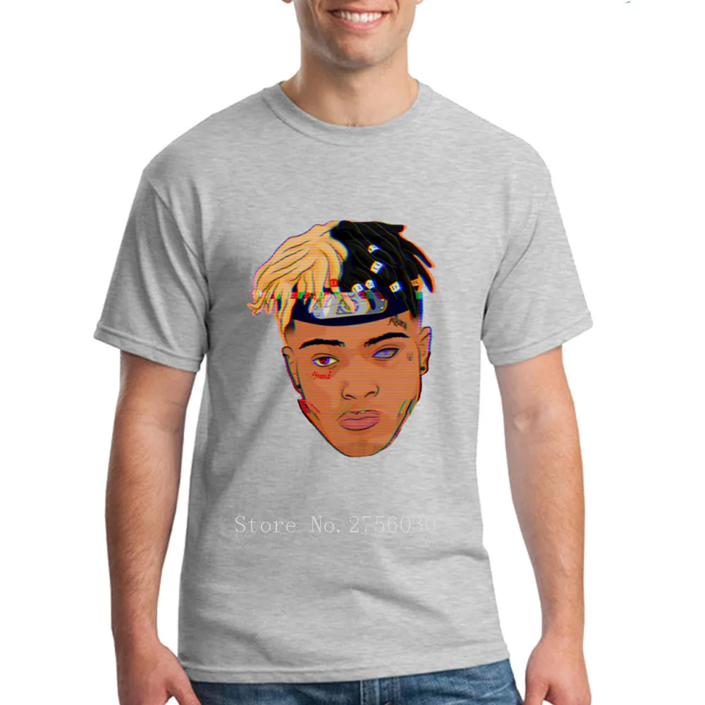 Для Мужчин's xxxtentacion Футболки Бесплатная x мужчин футболки музыкальная тема