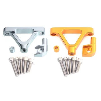 

For Kawasaki Ninja ZX6R 2007-2008 CNC Steering Damper Stabilizer Mounting Bracket Holder