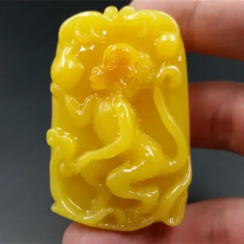 

The New Chicken oil yellow monkey Pendant Jewelry necklace