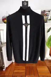WE11439BH модные для мужчин's свитеры для женщин 2018 взлетно посадочной полосы Элитный бренд Европейский дизайн вечерние стиль м