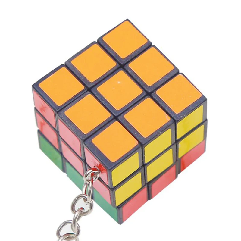 

New Magic Cubes Keychain 3x3x3 3CM Magic Cubes Pendant Twist Puzzle Toys for Children Gift Magic Cube Small Pendant