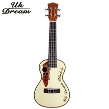 23 дюймов мини деревянная акустическая гитара 18 ладов укулеле Picea Asperata Бразилия деревянная полузакрытая Ручка четыре струны гитара UC-316
