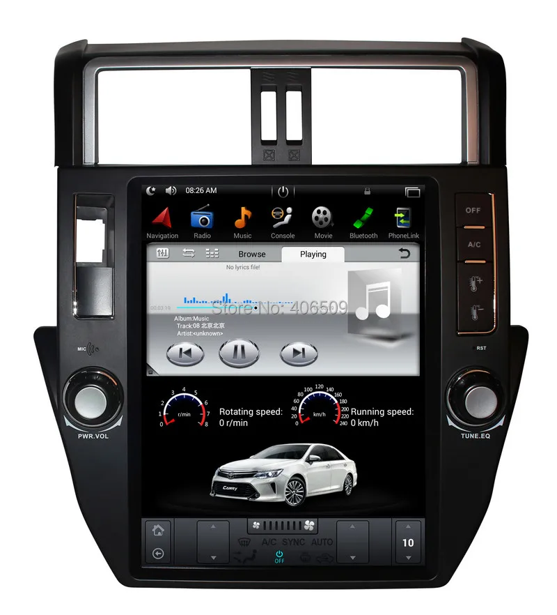 Clearance 12.1" Tesla Style Android 7.1 Car Player GPS Navigation for Toyota Land Cruiser Prado 150 2010 2011 2012 2013 with Radio BT 1 Clearance 12.1" Tesla Style Android 7.1 Car Player GPS Navigation for Toyota Land Cruiser Prado 150 2010 2011 2012 2013 with Radio BT 1