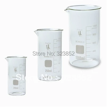 

Lab Glass Beaker, Tall Form, 500ml - Single Send In US