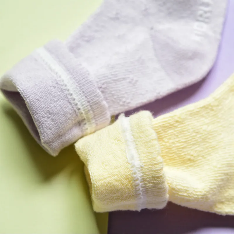 MYUDI 4 Pairs Baby Infant Summer Mesh Airy Cotton Knee-Highs Socks for Children Girls Boys Long Tube Anti-slip Floor Socks