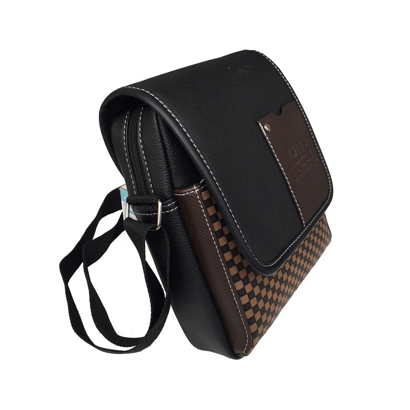 

2019 New Men PU Leather Business Bag Satchel Handbag Portable Single Briefcase Male Zipper Shoulder Messenger Crossbody Bags
