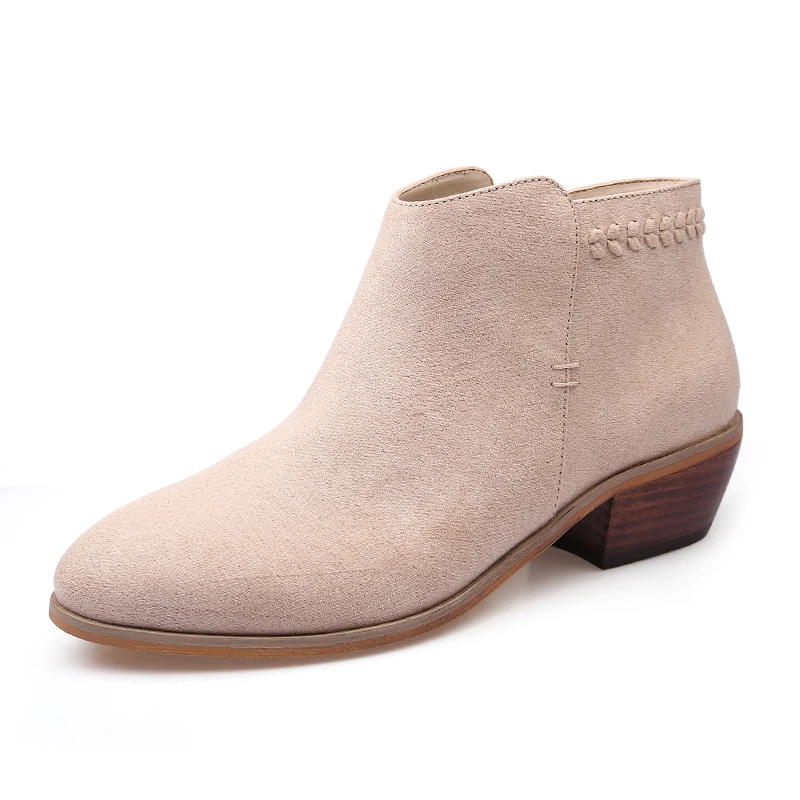 Suede Angle Boots Yu Kube Women's Ankle 2017 Hi