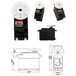 100% оригинал Новый Hitec HS-805MG Мега Металл Шестерни Servo HS805MG/HS805/805 мг