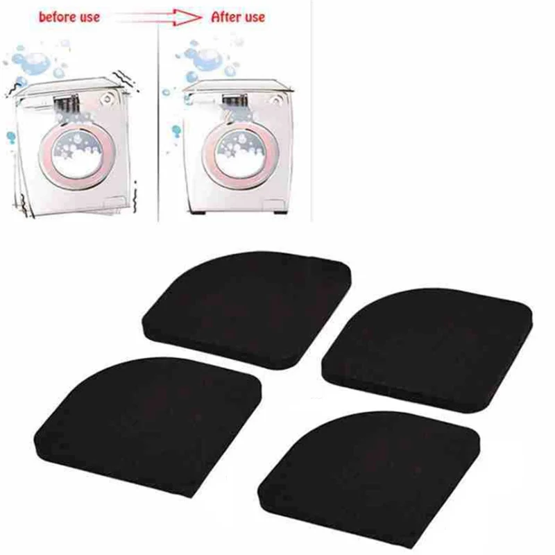 4Pcs High Quality Square Refrigerator Non slip Mute Mat Washing Machine