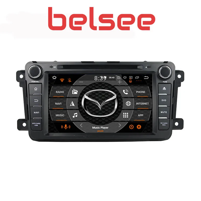 

Belsee Octa Core 4+64GB Android 9.0 Car DVD player Touch Screen Carplay Radio Head Unit GPS Navigation for Mazda CX9 CX 9 CX-9