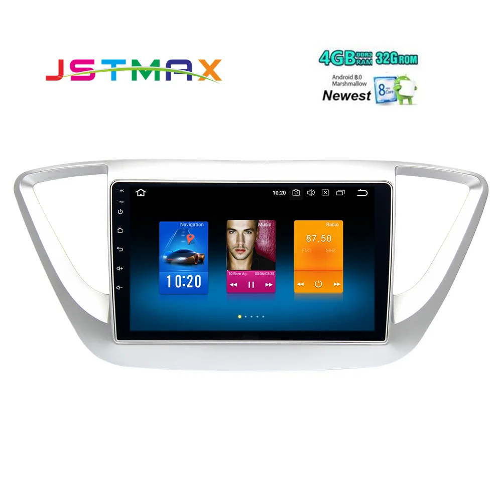 9-Android-8-0-Car-Multimedia-for-Hyundai-Solaris-Verna-GPS-2016-2017-Support-Steering-Wheel