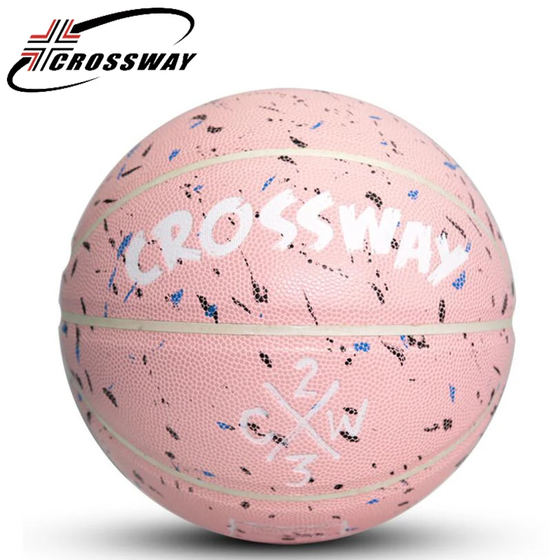 CROSSWAY Basketball Size 7 Indoor Outdoor Ballon Training Equipment Microfiber Non-slip Ball Basquete extra soft thickened 1634