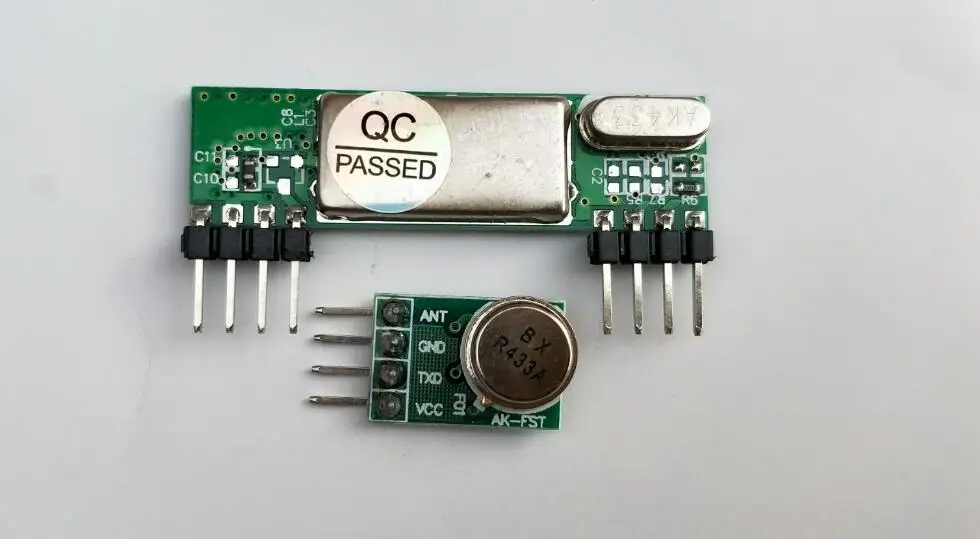 

10 компл./лот новый 5 в 433 МГц Супергетеродинный 3400 RF передатчик и приемник для Arduino ARM MCU