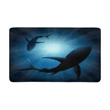 

Shark Ocean Sea Indoor Entrance Doormat Non Slip Door Mat Entrance Rugs Home Decor