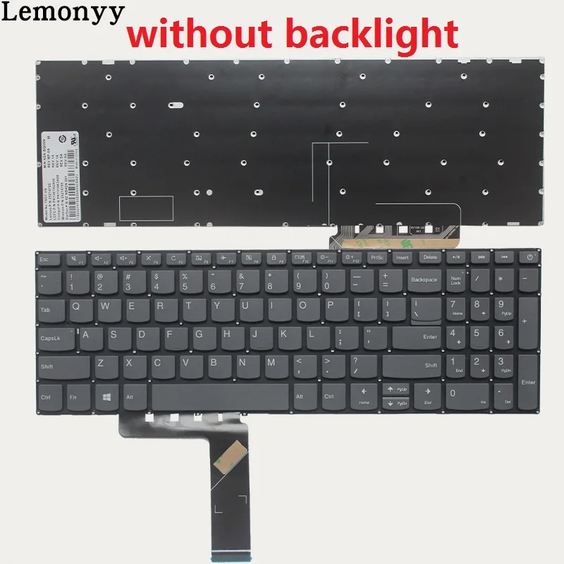 Новая клавиатура США для lenovo IdeaPad 320-15 320-15ABR 320-15AST 320-15IAP 320S-15ISK US клавиатура для ноутбука - Цвет: Белый