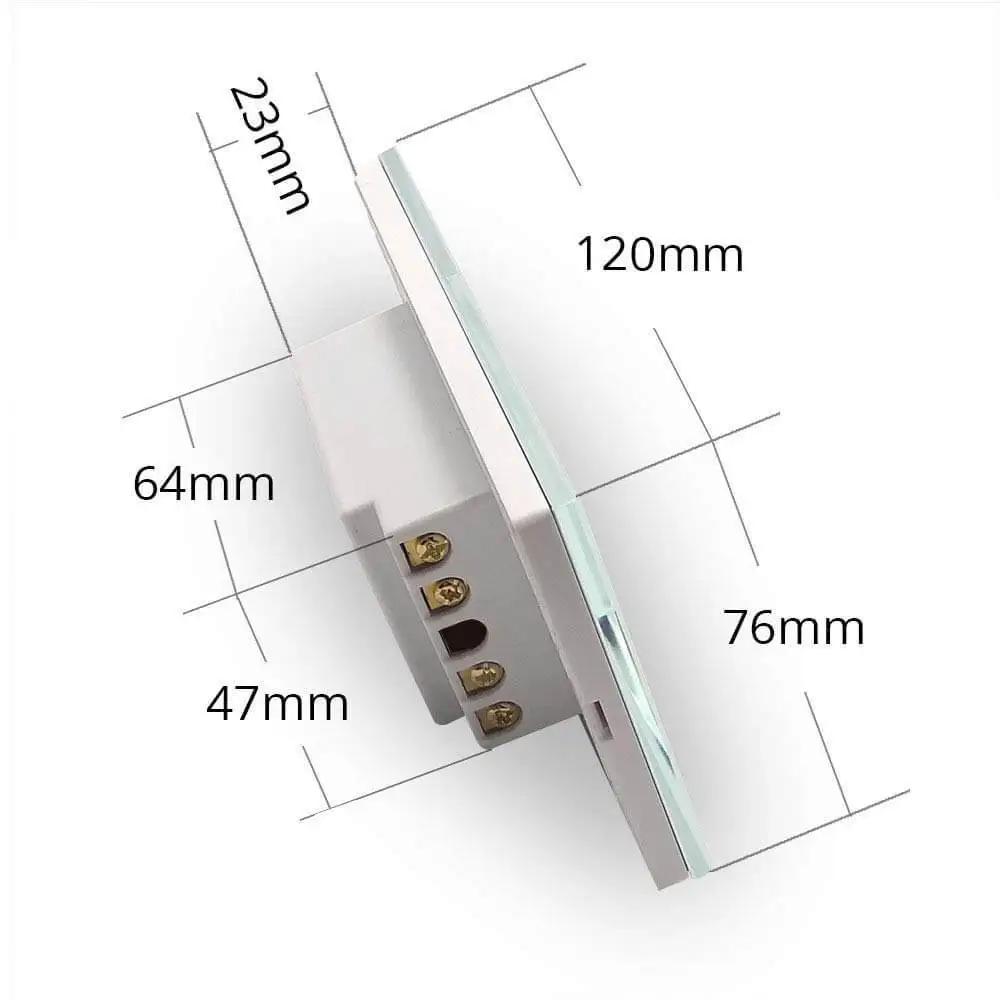 Caldeira, 20A Glass Touch Panel, Controle Remoto