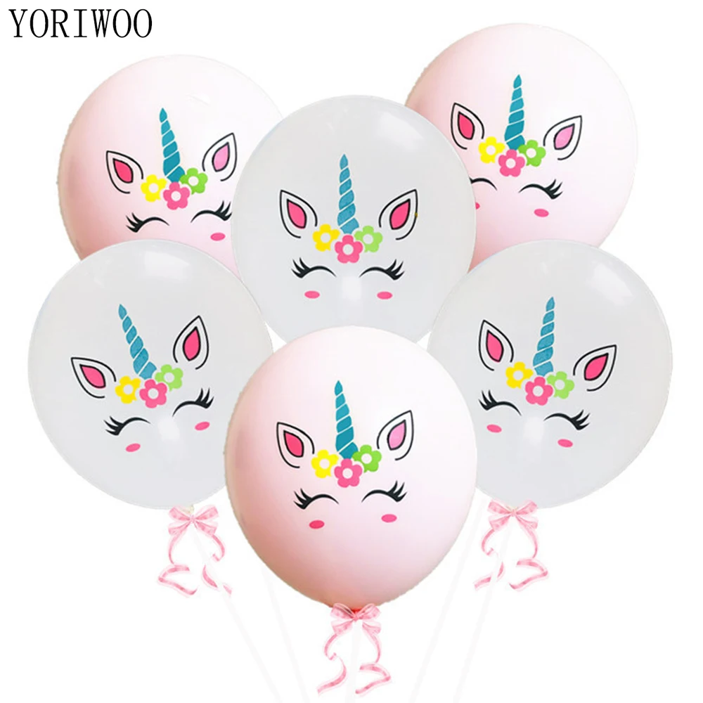 

YORIWOO Unicorn Balloon Air Latex Balloon Unicorn Party Supplies Children Birthday Party Decorations Kids Baby Shower Babyshower