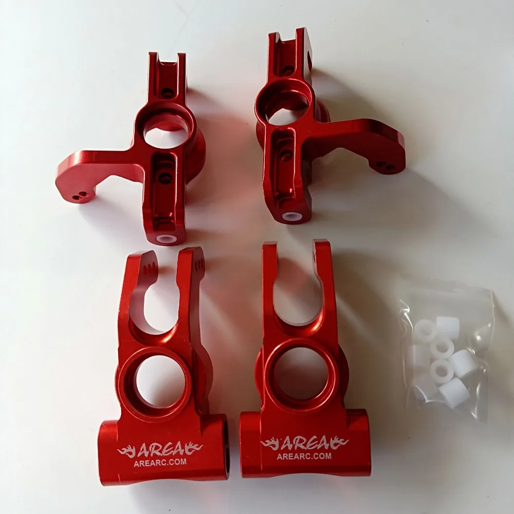 

Area alloy CNC front + rear wheel hub carrier mount for MCD RR5 XS-5 Rofun F5 4pcs