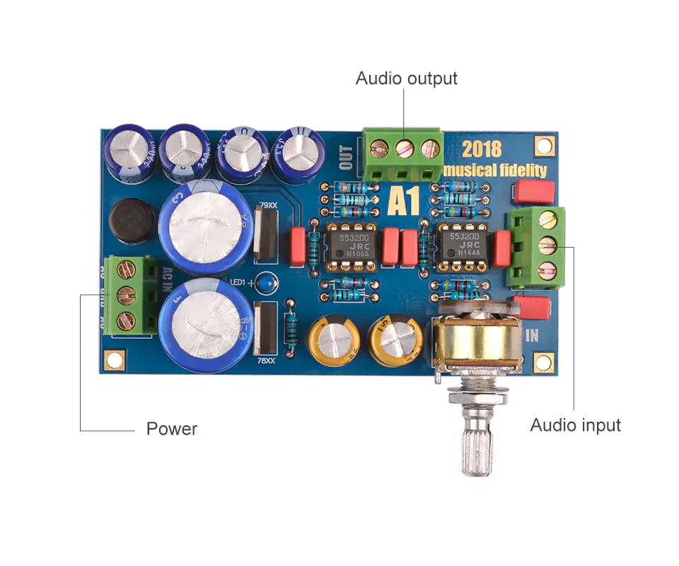 AIYIMA NE5532 предусилитель усилители Тон аудио доска музыкальная точность температура предусилитель громкость тон плата управления