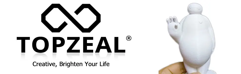 Topzeal abs filamento premium 3d impressora filamento
